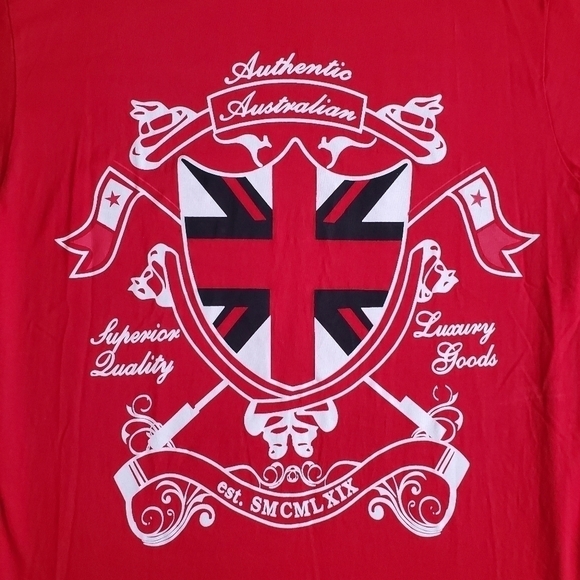 Coogi Red Graphic Tee Size Large - Picture 2 of 5